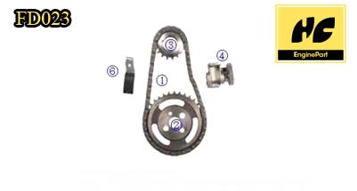 Ford Courier Timing Chain Kit