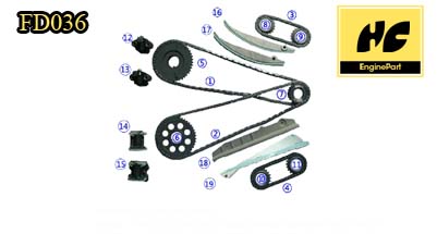 Ford 4.6L 2003-2005 Timing Chain Kit
