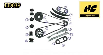 Ford 5.4L 1998-2000 Timing Chain Kit