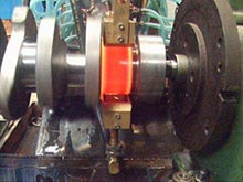Iron shaft hardening