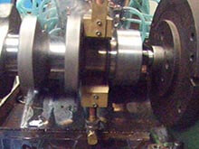 Iron shaft hardening