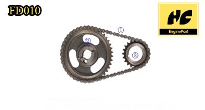 Ford 5.0L 1980-1988 Timing Chain Kit