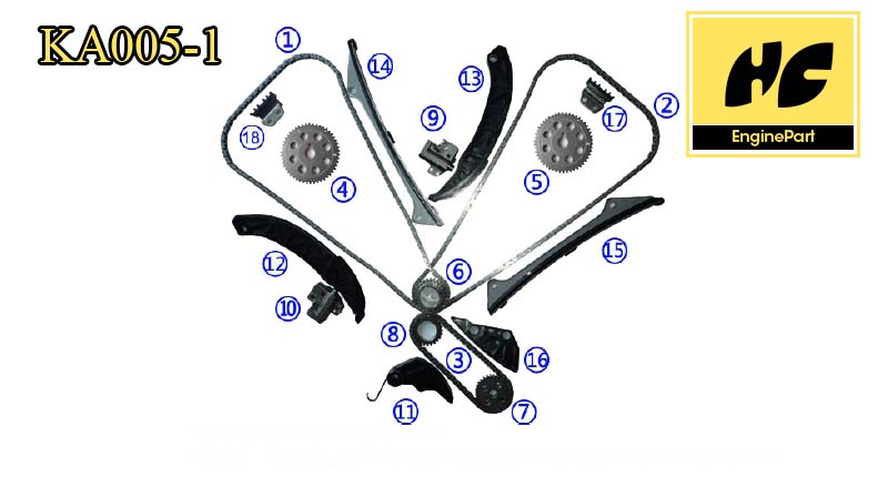 G6Db Timing Chain Kit